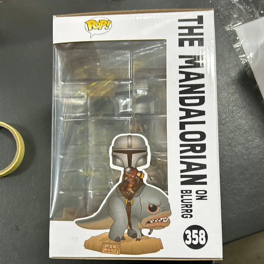 Pop Vinyl Star Wars 358 the Mandalorian On Blurrg FRENLY BRICKS - Open 7 Days