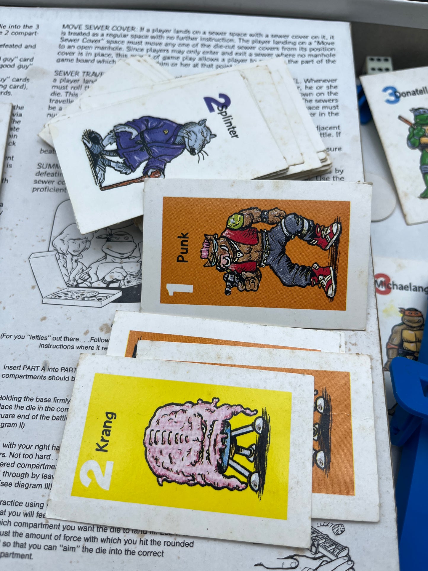 1987 TMNT Teenage Mutant Ninja Turtles Pizza Power Board