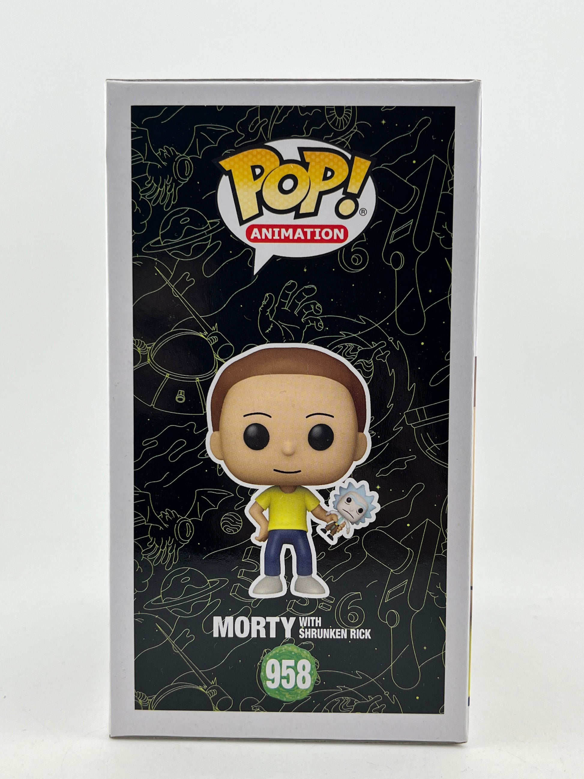 Funko POP! Animation Rick & Morty - Morty With Shrunken Rick #958 - Vinyl Collectable FRENLY BRICKS - Open 7 Days