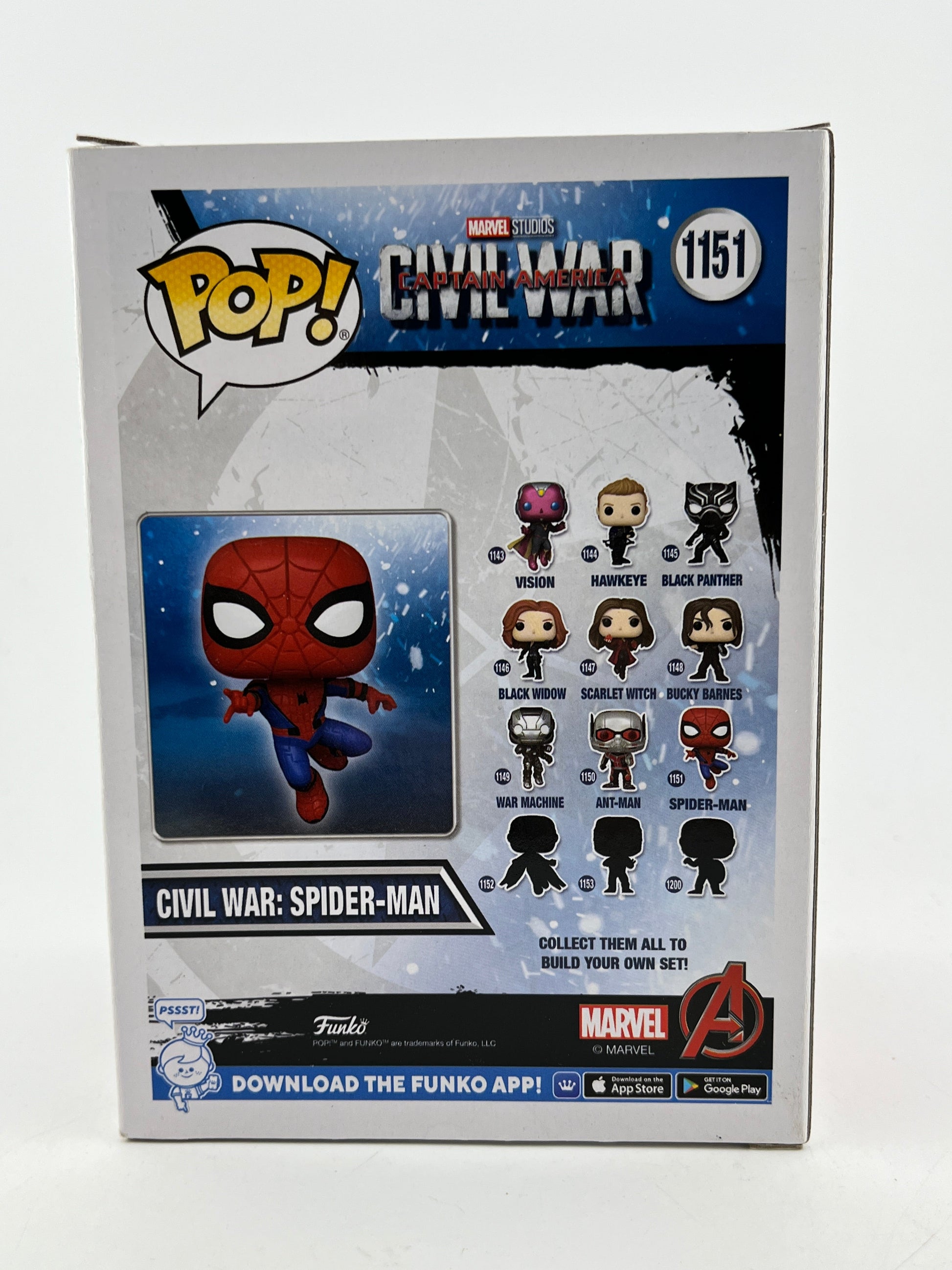 Funko POP! Marvel Civil War - Spider-Man #1151 - Special Edition FRENLY BRICKS - Open 7 Days