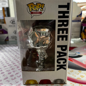 Funko Pop Vinyl Heroes Justice League The Flash (Three Pack) FRENLY BRICKS - Open 7 Days