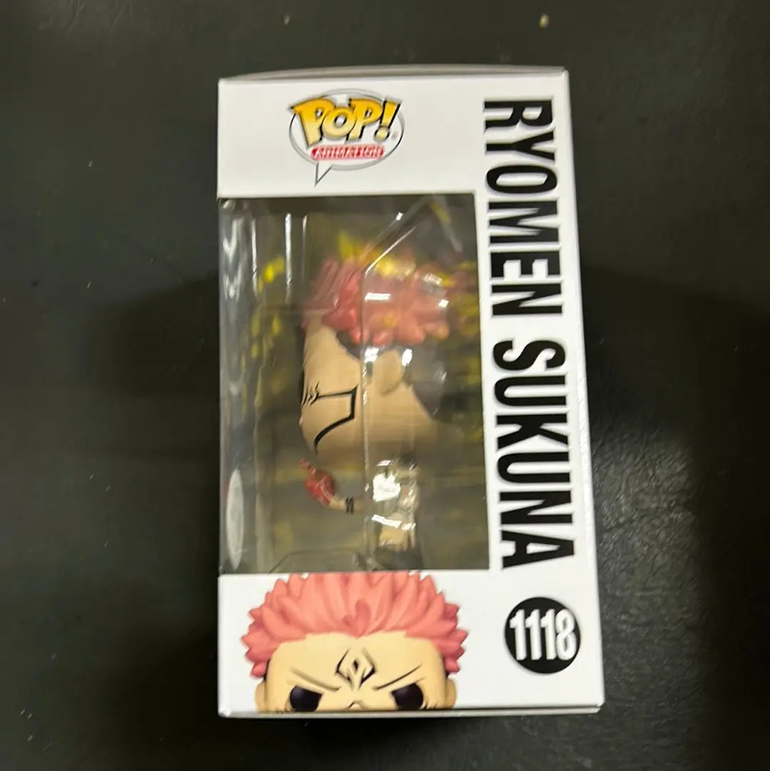 FUNKO POP VINYL JUJUTSU KAISEN RYOMEN SUKUNA WITH HEART #1118 FRENLY BRICKS - Open 7 Days