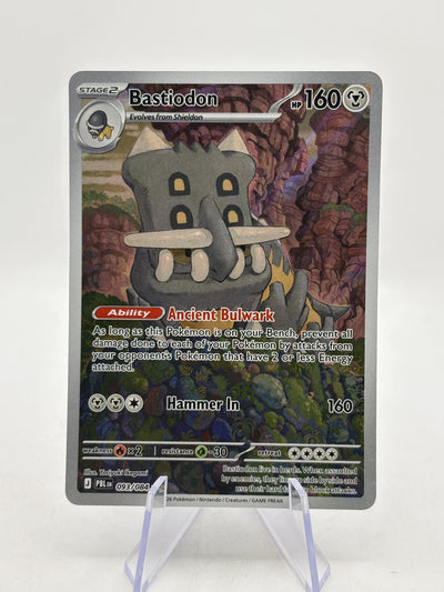 Bastiodon 093/084 Illustration Rare Pitch Black Pokémon TCG (NM) — front