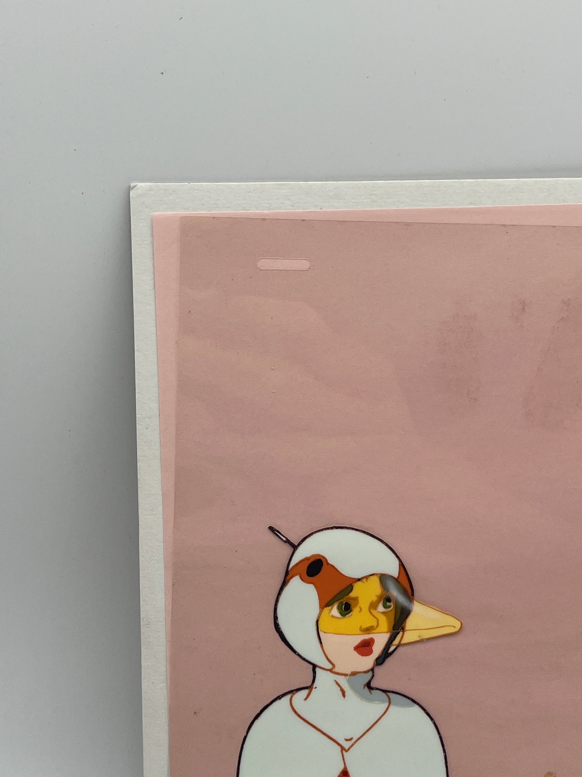 1970 Gatchaman Production Cel “Jun the Swan, Joe the Condor, and Ken the Eagle” FRENLY BRICKS - Open 7 Days