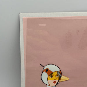1970 Gatchaman Production Cel “Jun the Swan, Joe the Condor, and Ken the Eagle” FRENLY BRICKS - Open 7 Days
