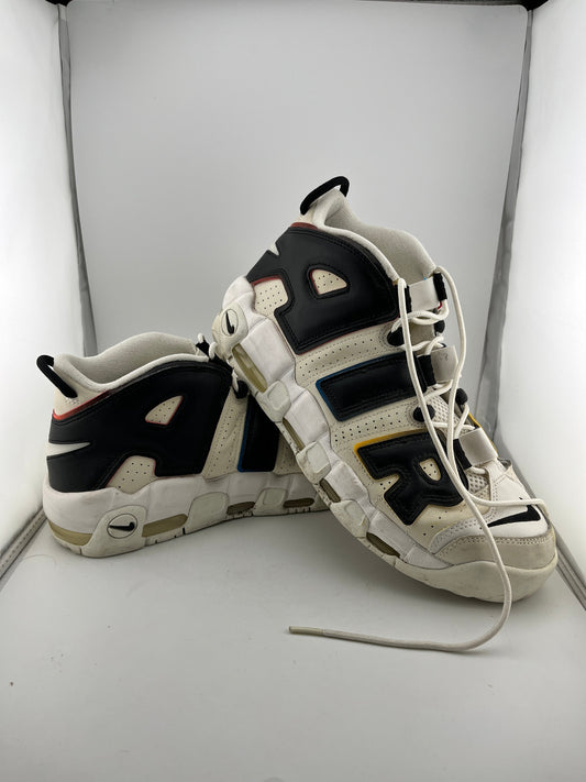 Nike Air More Uptempo '96 Shoe Trading Cards White Blue DM1297-100 - Mens Size US 11 FRENLY BRICKS - Open 7 Days