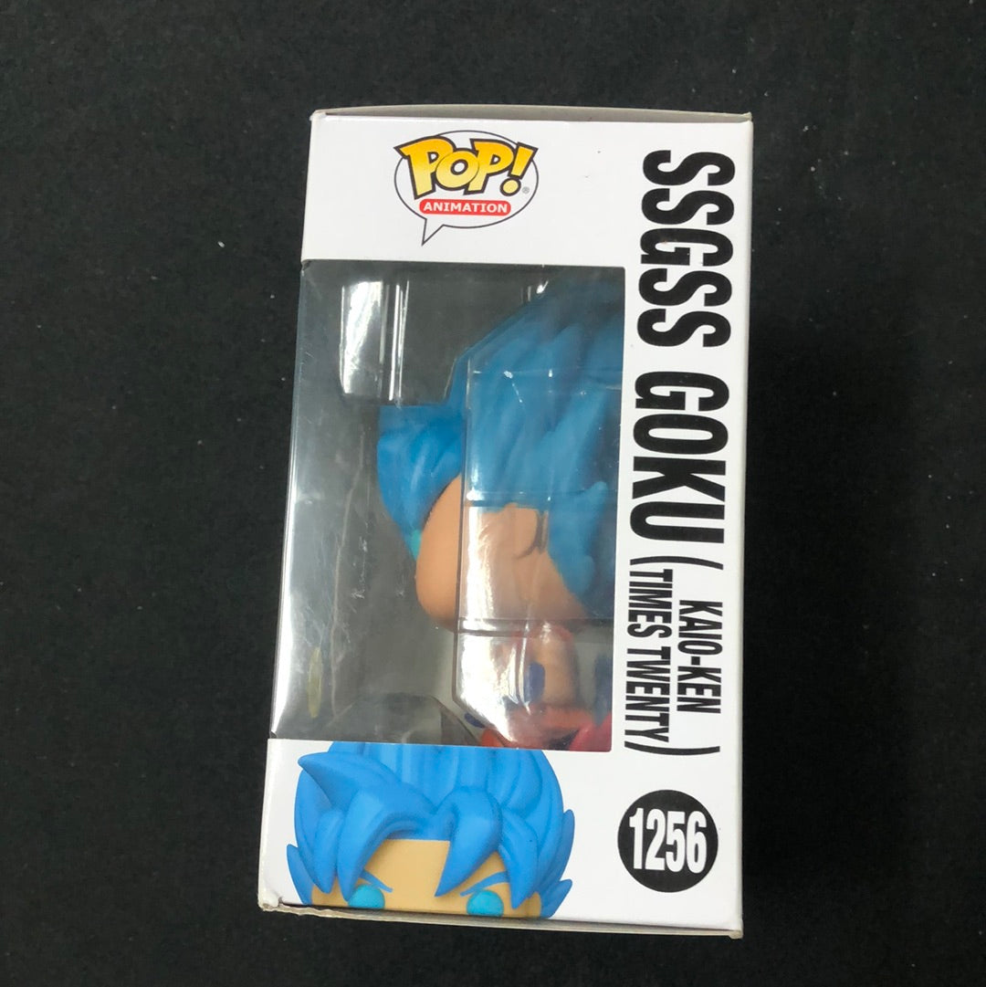 Funko Dragon Ball- SSGSS Goku (Kaio-ken Times Twenty) Glow Pop! Vinyl Figure #1256 FRENLY BRICKS - Open 7 Days