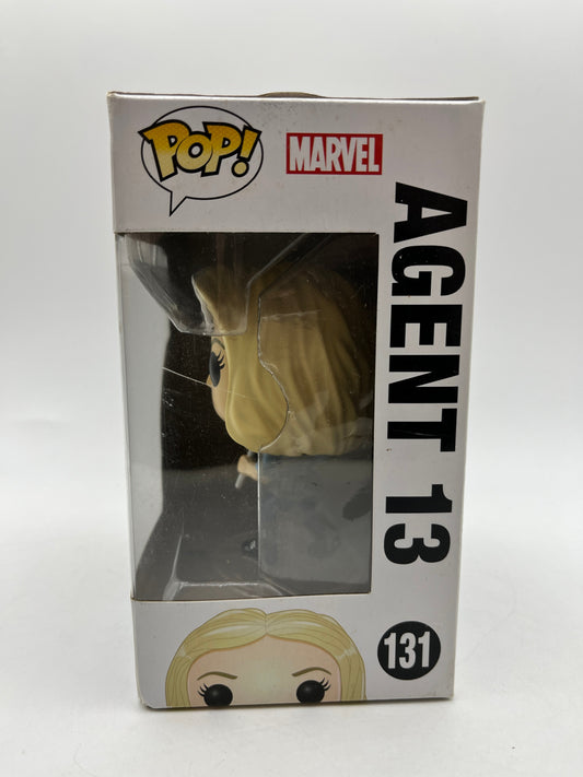 Funko POP! Marvel Captain America Civil War Agent 13 #131 - Vinyl Collectable FRENLY BRICKS - Open 7 Days