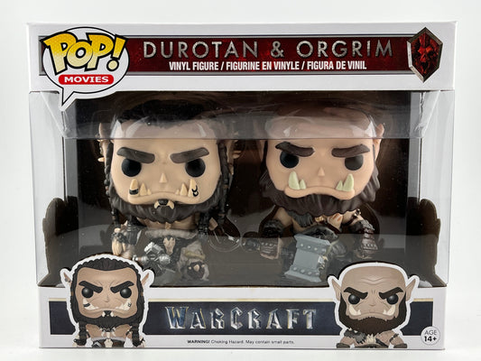 Funko POP! Movies War Craft - Durotan & Orgrim (2 Pack) - Vinyl Collectable FRENLY BRICKS - Open 7 Days