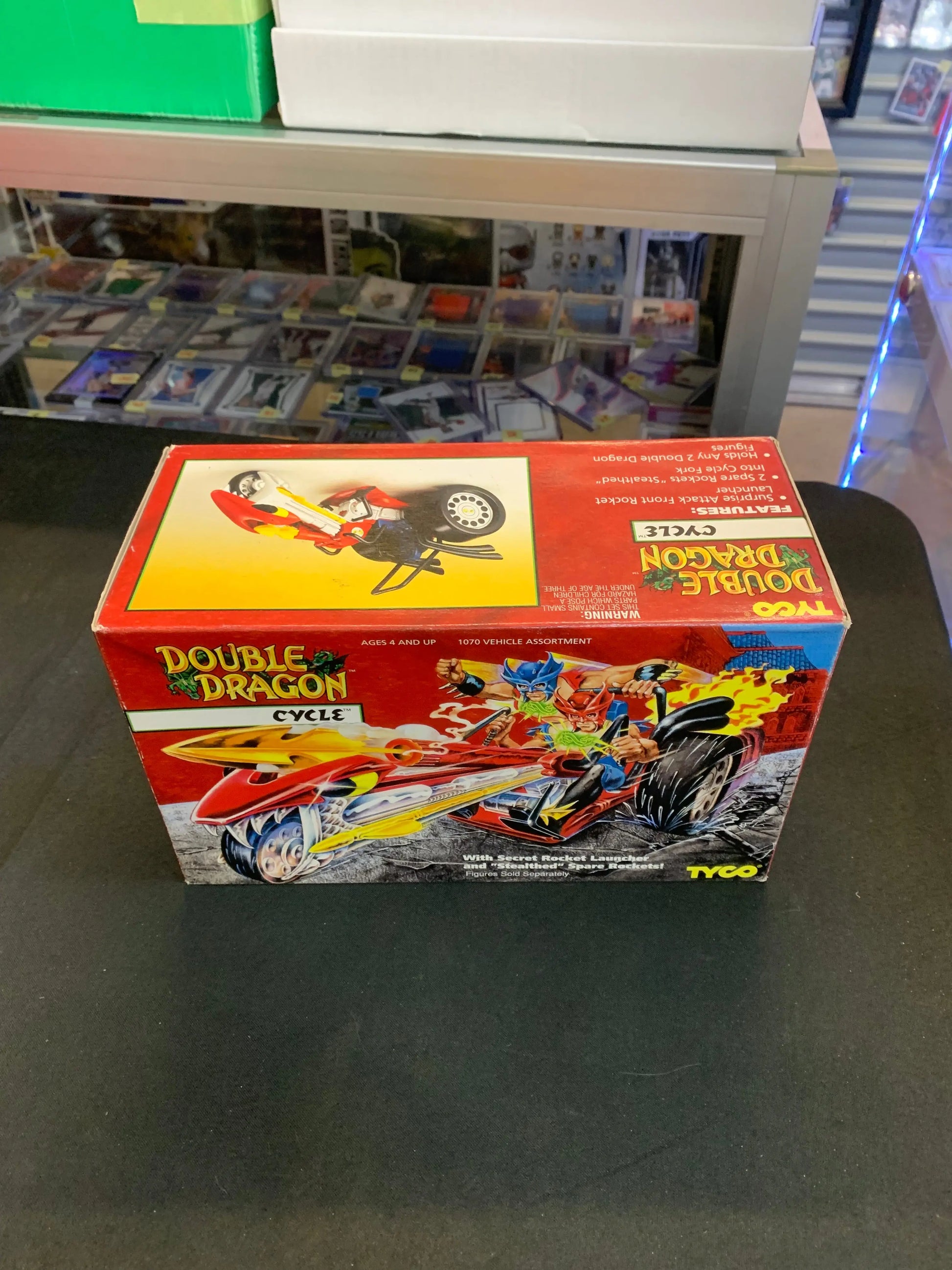 RARE VINTAGE 1993 DOUBLE DRAGON CYCLE VEHICLE TYCO NEW SEALED ! FRENLY BRICKS - Open 7 Days