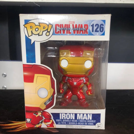 Marvel Funko Pop - Iron Man - Civil War - No. 12 - FRENLY BRICKS - Open 7 Days