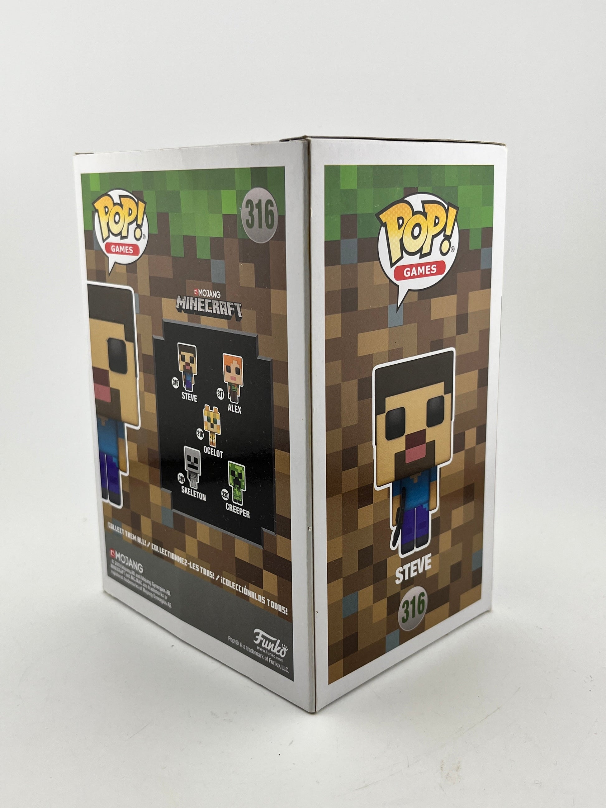 Funko POP! Games Mojang Minecraft - Steve #316 - Vinyl Collectable FRENLY BRICKS - Open 7 Days