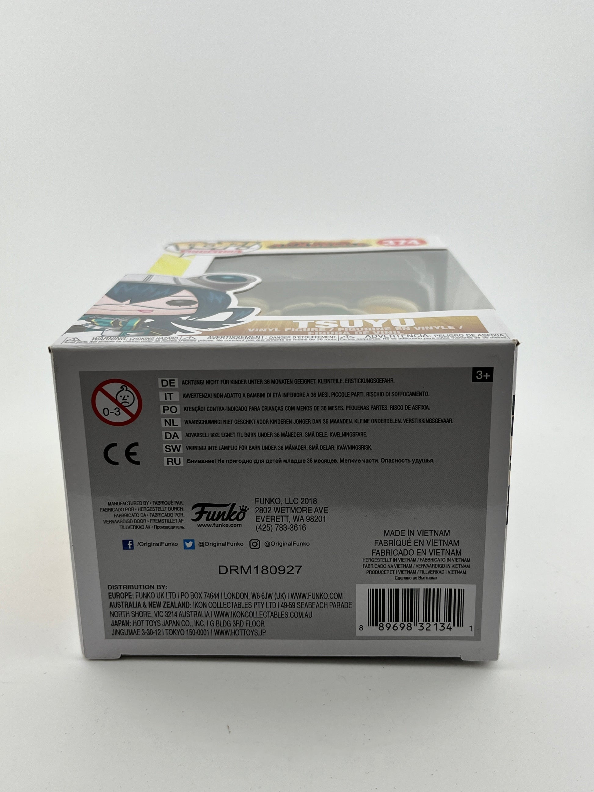 Funko POP! Animation My Hero Academia - Tsuyu #374 - Vinyl Collectable FRENLY BRICKS - Open 7 Days