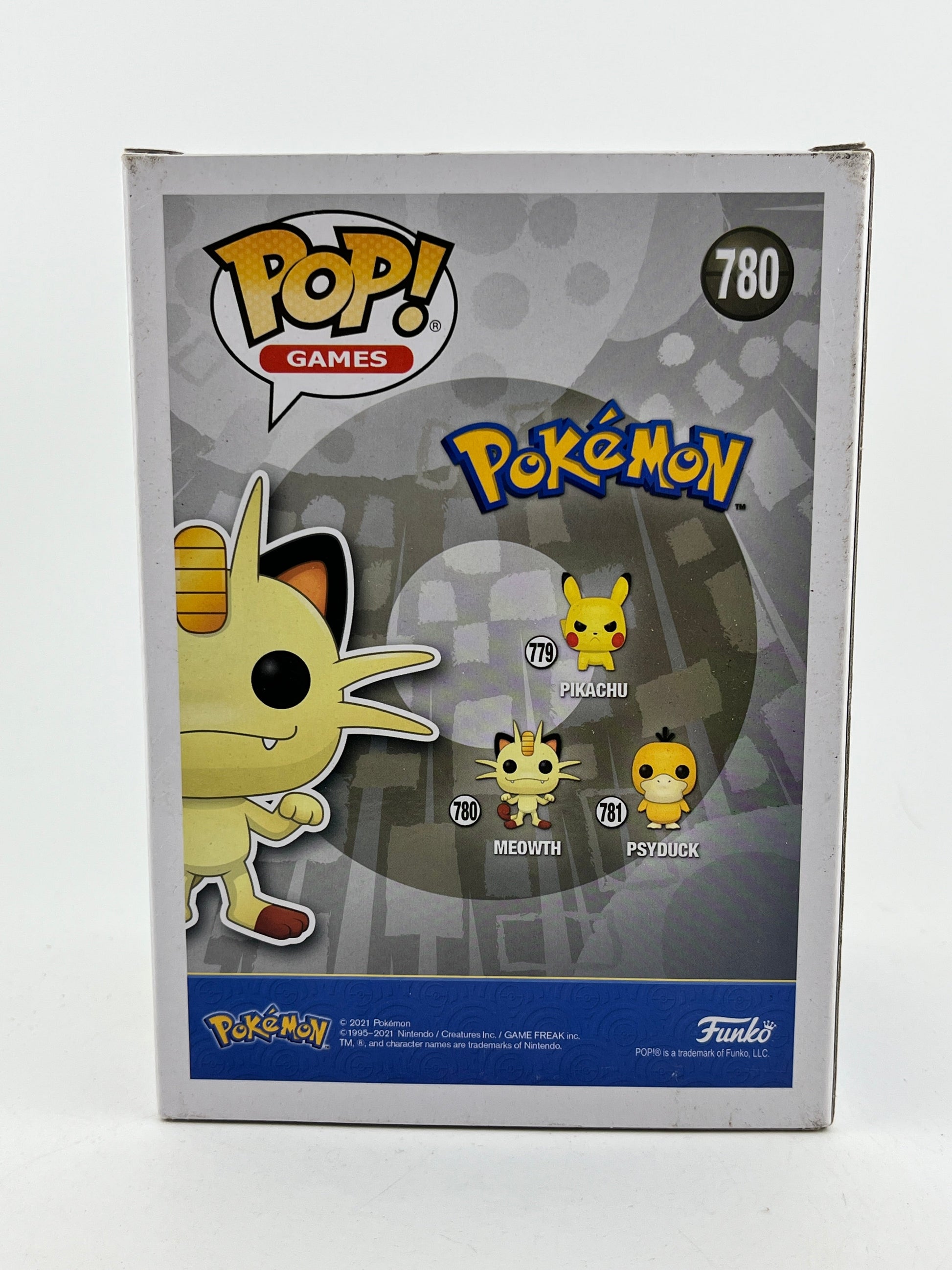Funko POP! Games Pokémon - Meowth #780 - Vinyl Collectable FRENLY BRICKS - Open 7 Days