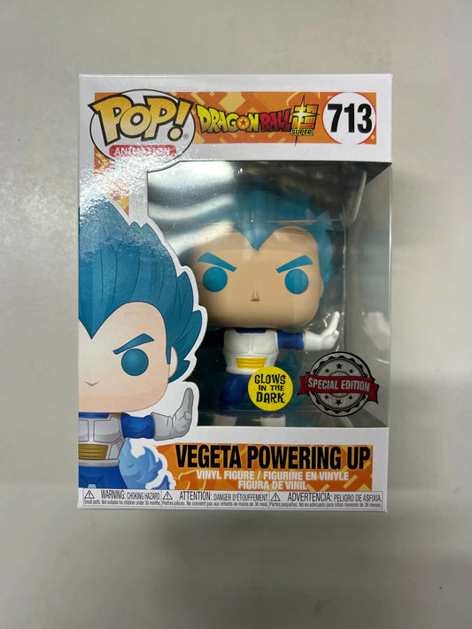 Pop Vinyl Dragon Ball Super # 713 Vegeta Powering Up FRENLY BRICKS - Open 7 Days