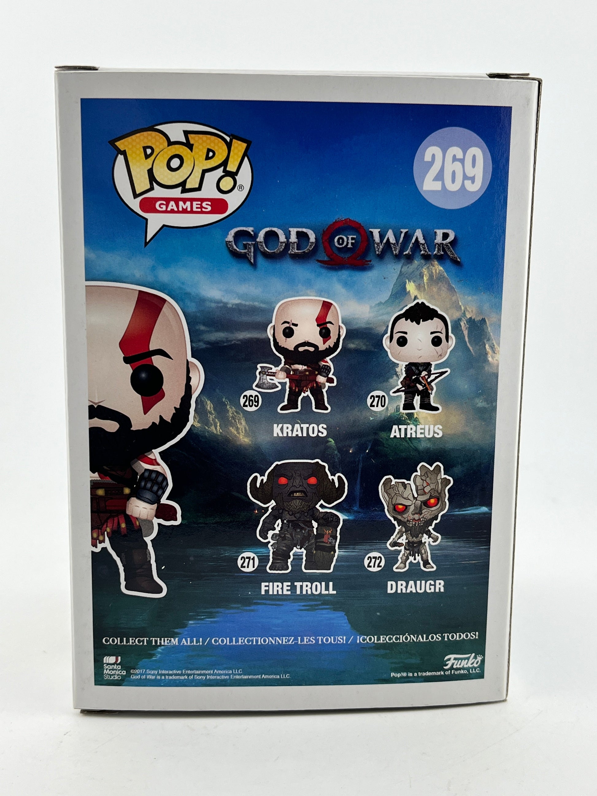 Funko POP! Games God Of War - Kratos #269 - Vinyl Collectable FRENLY BRICKS - Open 7 Days