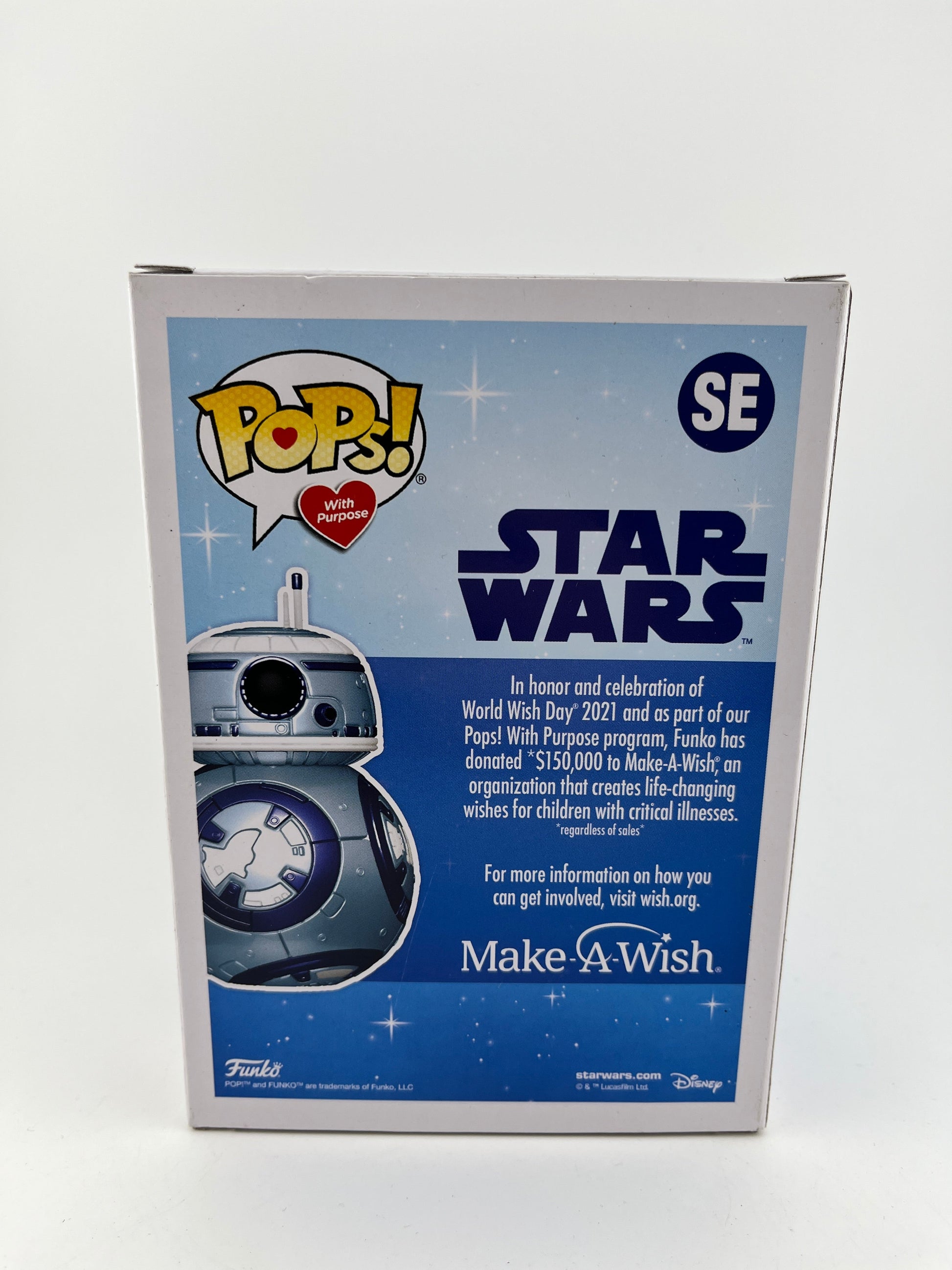 Funko POP! Star Wars With Purpose - BB-8 - Special Edition - Make a Wish FRENLY BRICKS - Open 7 Days