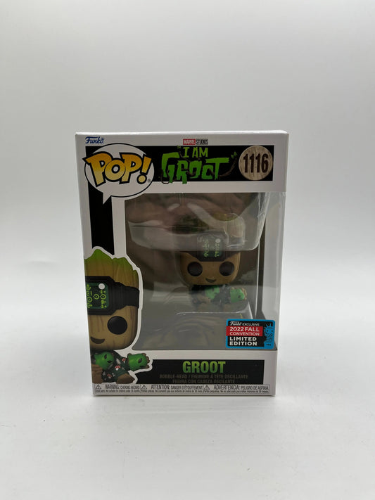 Funko POP! Marvel I Am Groot - Groot #1116 Fall Convention Limited Edition FRENLY BRICKS - Open 7 Days