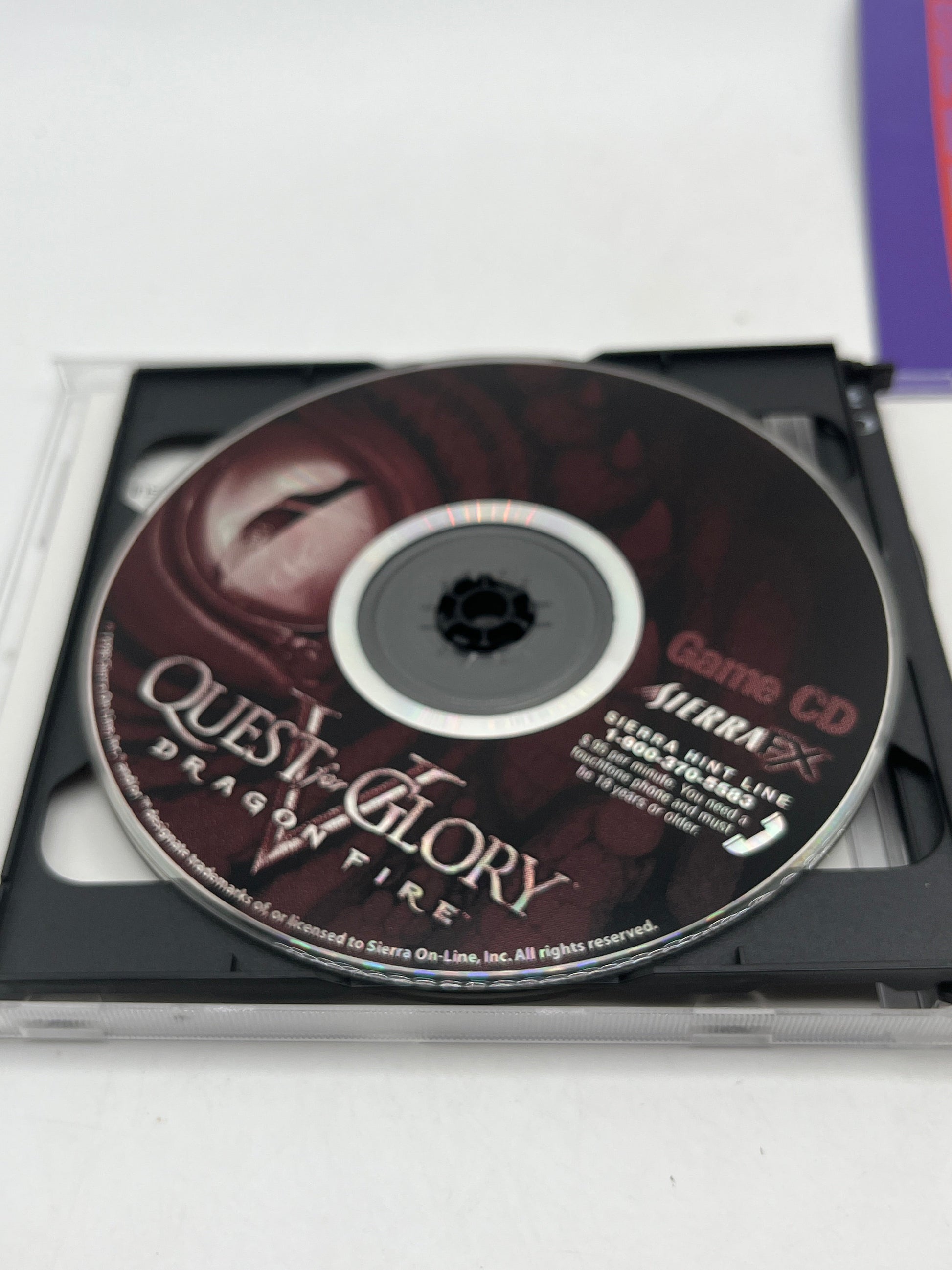 “Quest for Glory V Dragon Fire” from Sierra for both PC/MAC Big Box Game 1998 FRENLY BRICKS - Open 7 Days