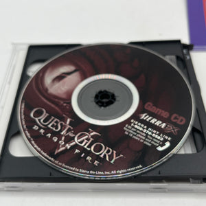 “Quest for Glory V Dragon Fire” from Sierra for both PC/MAC Big Box Game 1998 FRENLY BRICKS - Open 7 Days