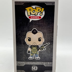 Funko POP! Games - Call Of Duty - John “Soap” McTavish #143 - Vinyl Collectable