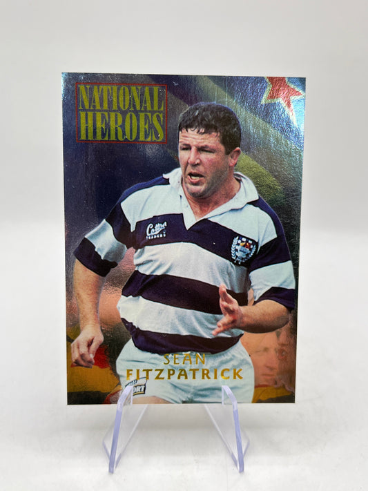 Sean Fitzpatrick - National Heroes  4 of 12 NZ Rugby Union  - 1995 FRENLY BRICKS - Open 7 Days