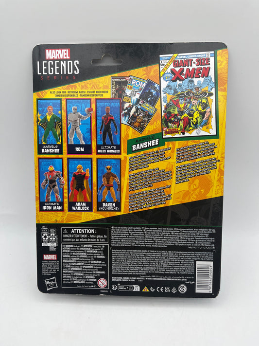 2025 Marvel Mini-Comic Retro Legends X-Men BANSHEE 6" Scale Hasbro Action Figure FRENLY BRICKS - Open 7 Days