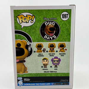 Funko POP! Disney Pixar Dug Days - Dug With Headphones #1097 - Funko Exclusive FRENLY BRICKS - Open 7 Days