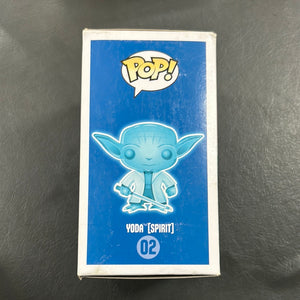 Funko vinyl pop Star Wars Yoda ( Spirit ) #02 Glows In The Dark FRENLY BRICKS - Open 7 Days