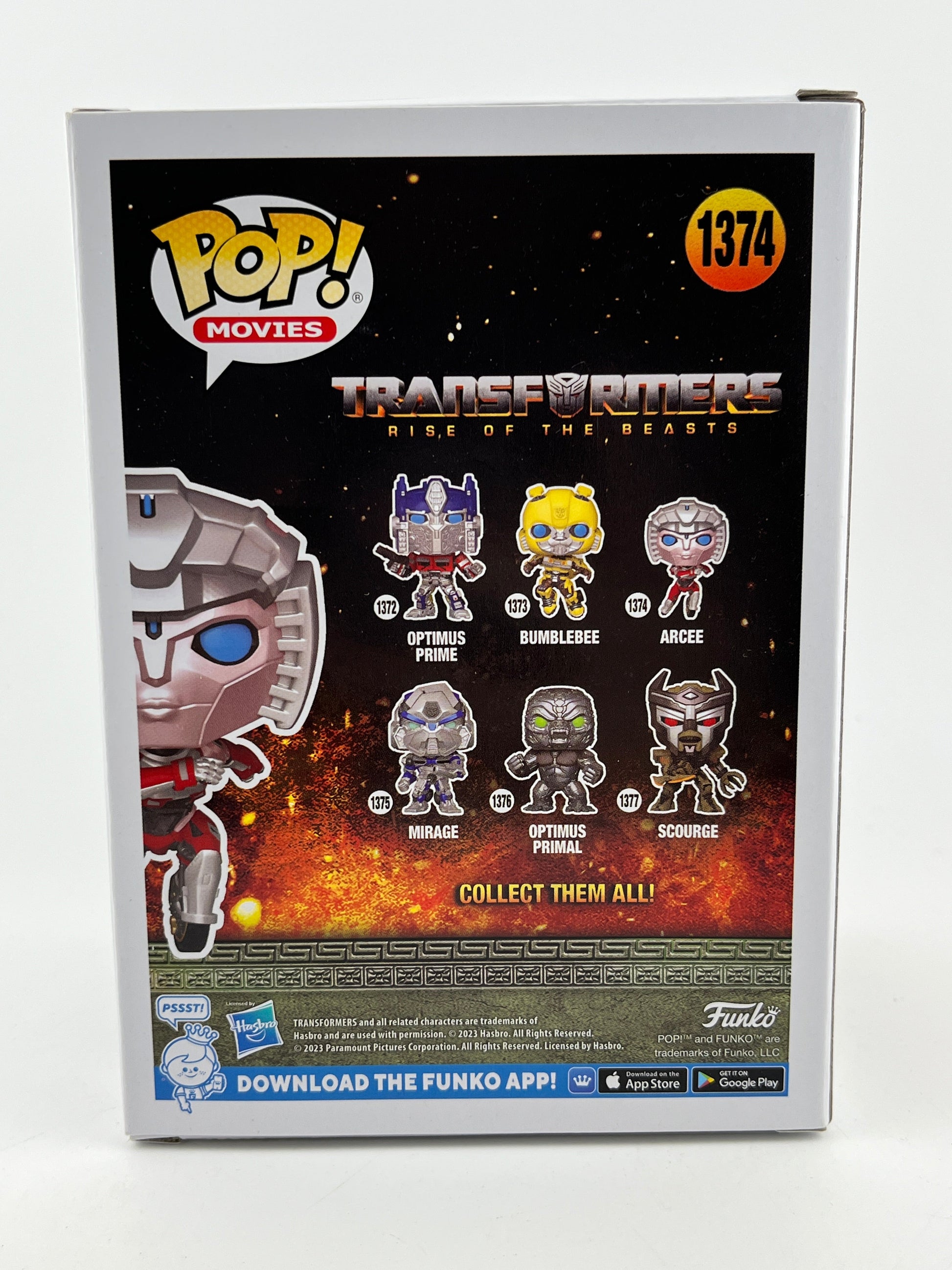 Funko POP! Movies Transformers Rise Of Beasts - Arcee #1374 - Vinyl Collectable FRENLY BRICKS - Open 7 Days