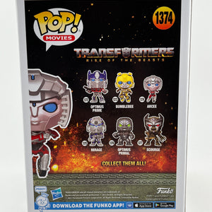 Funko POP! Movies Transformers Rise Of Beasts - Arcee #1374 - Vinyl Collectable FRENLY BRICKS - Open 7 Days