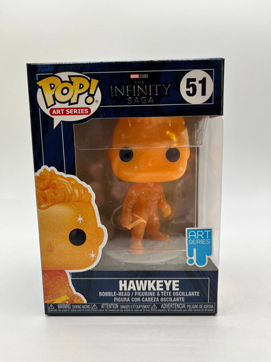 Funko POP! Art Series Marvel Infinity Saga Hawkeye #51 - Vinyl Collectable FRENLY BRICKS - Open 7 Days