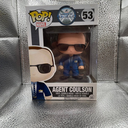 Funko POP! Agents of S.H.I.E.L.D. - Vinyl Bobble-Head - AGENT COULSON #53 FRENLY BRICKS - Open 7 Days