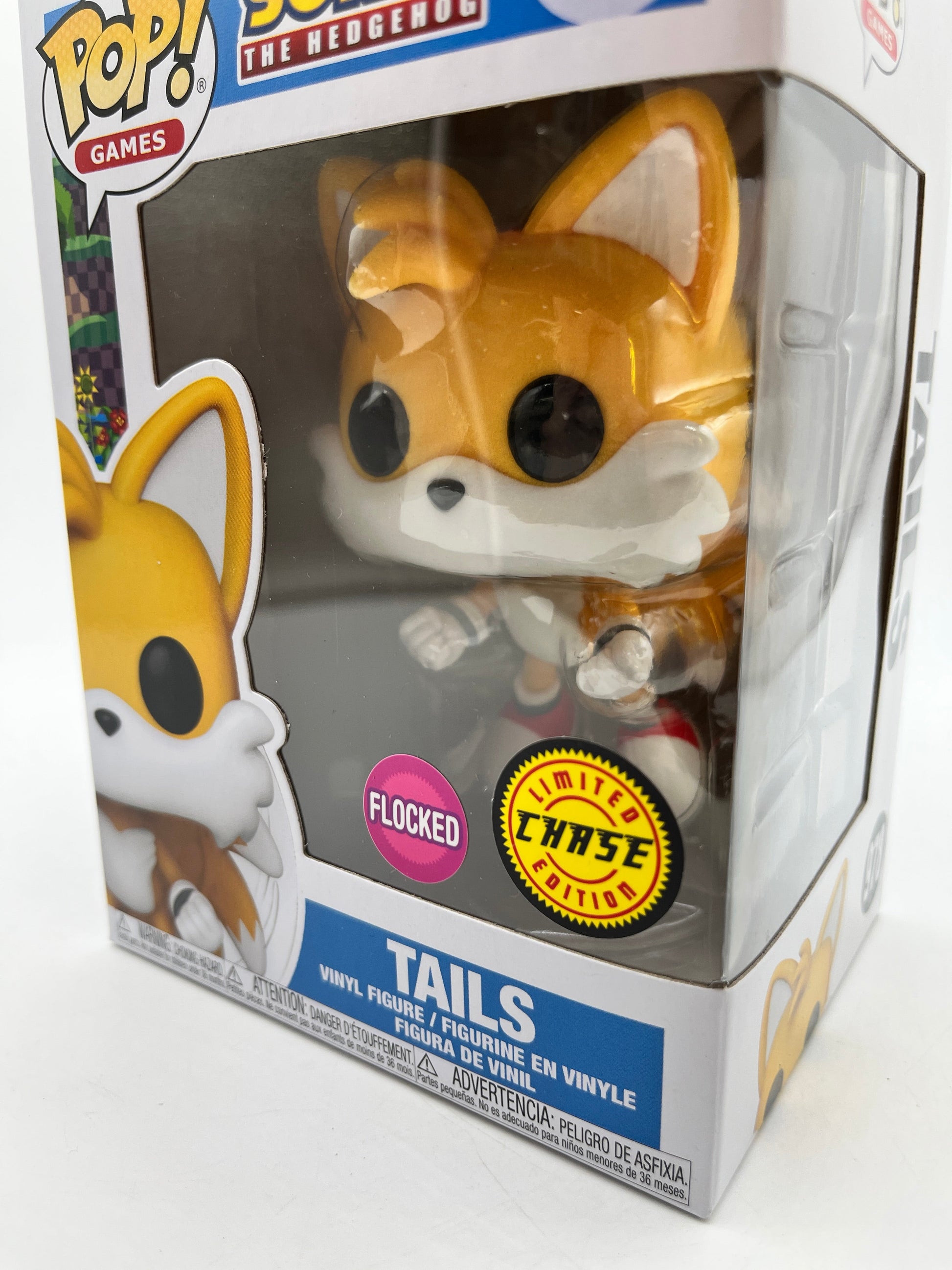 Funko POP! Games Sonic The Hedgehog - Tails #978 - Flocked Chase Limited Edition FRENLY BRICKS - Open 7 Days