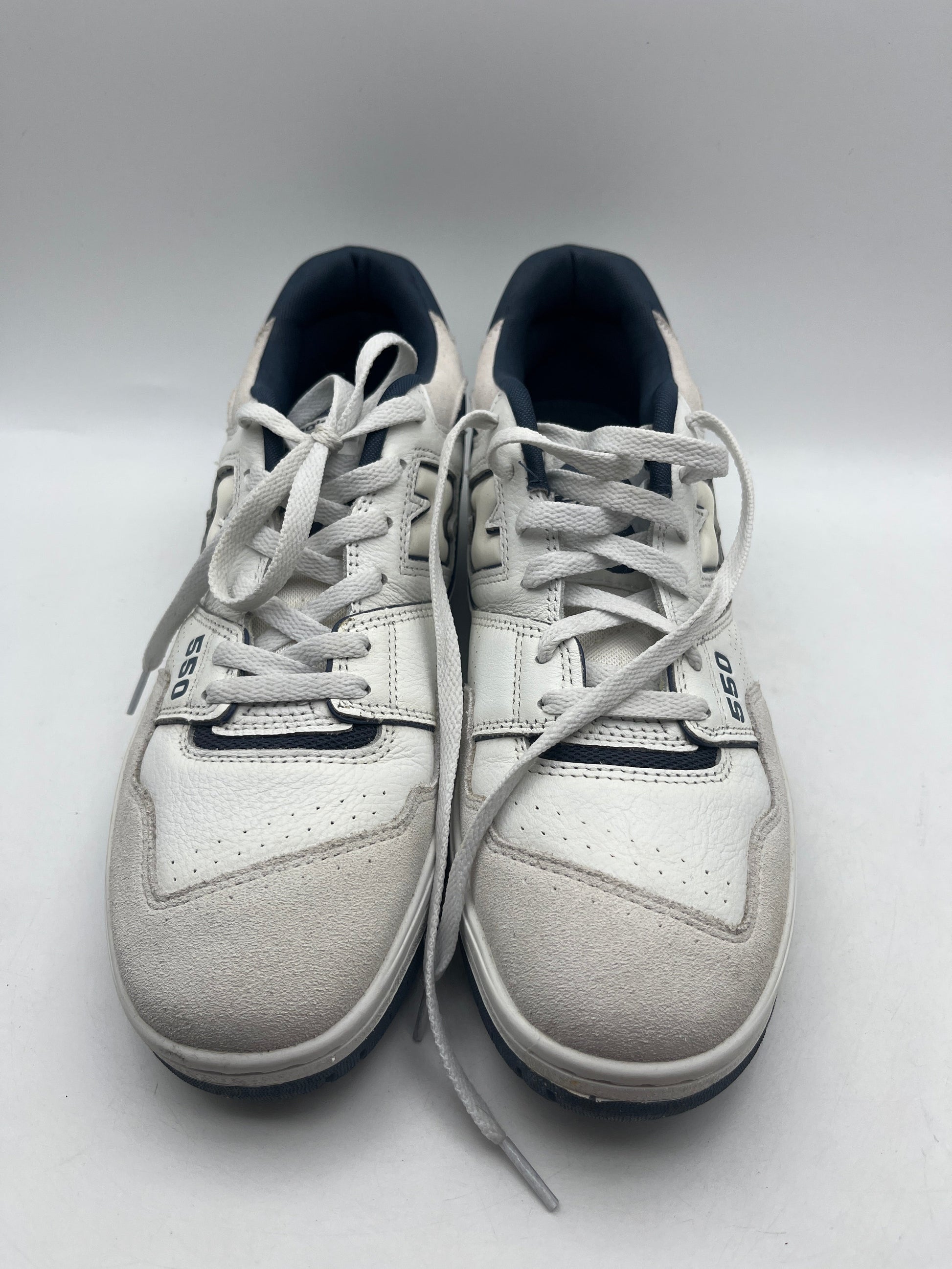 New Balance 550 White Navy Sneakers – Size US 12 USED FRENLY BRICKS - Open 7 Days