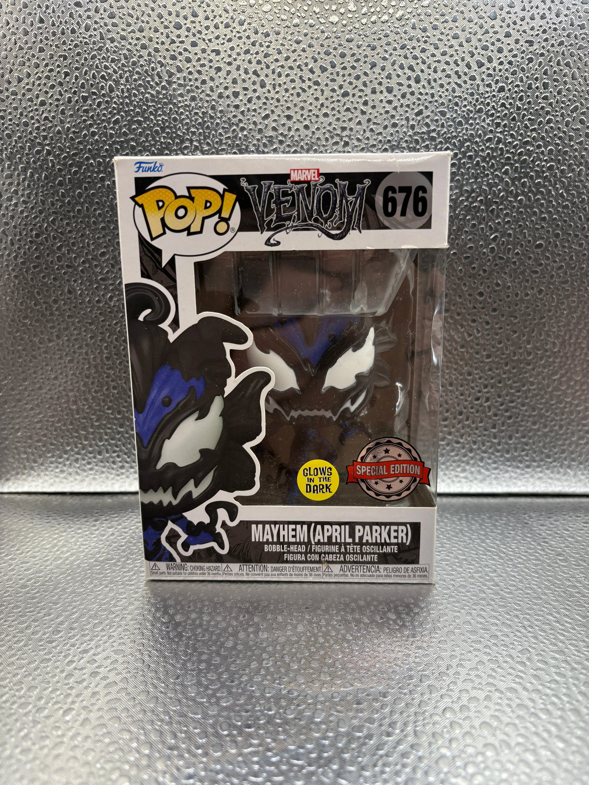 FUNKO Pop Vinyl Mayhem (April Parker) 676 Glow FRENLY BRICKS - Open 7 Days