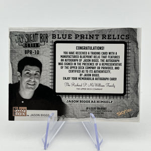 2023 Skybox Jay & Silent Bob Reboot 45/99 - Jason Biggs as Himself Auto FRENLY BRICKS - Open 7 Days