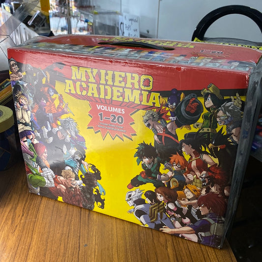 VIZ Comics SEALED - My Hero Academia Box Set 1 By Kohei Horikoshi Paperback VOLUMES 1-20 FRENLY BRICKS - Open 7 Days