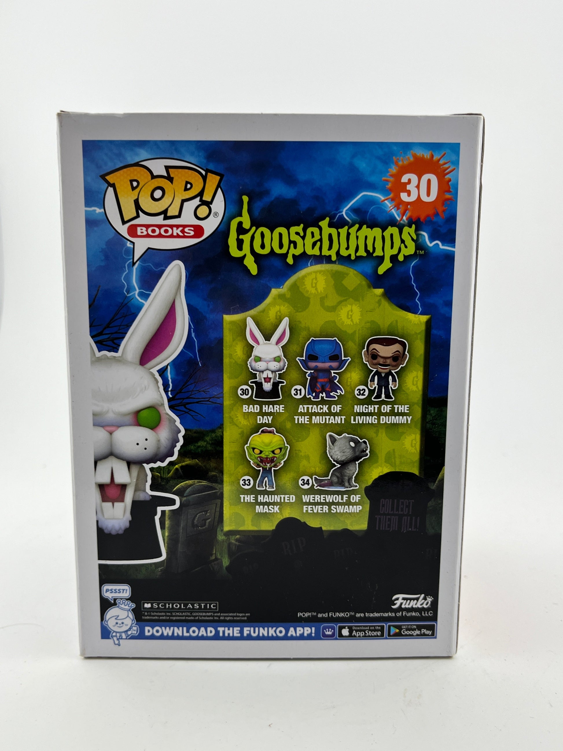 Funko POP! Books Goosebumps - Bad Hare Day #30 - Vinyl Collectable FRENLY BRICKS - Open 7 Days