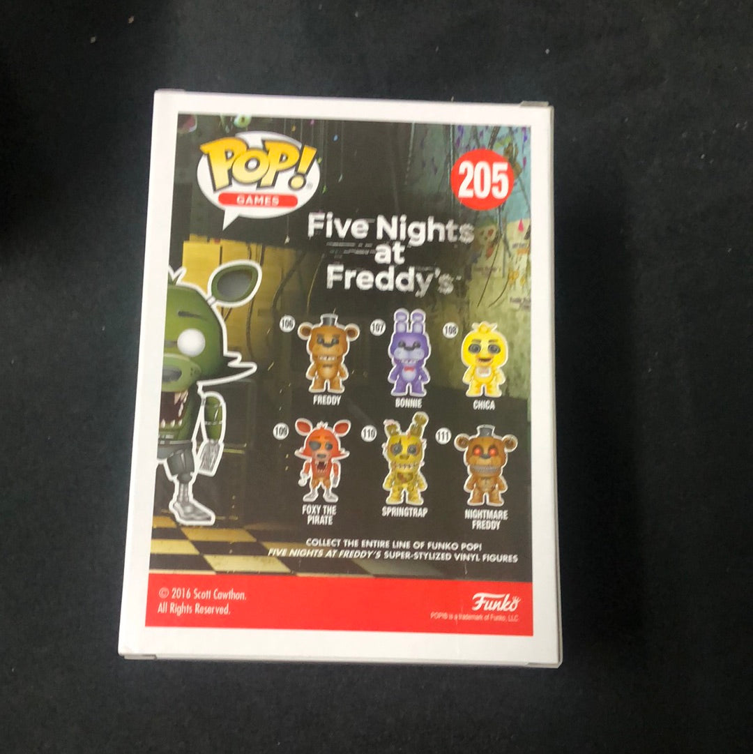 Five Nights At Freddy's PHANTOM FOXY No. 205 Exclusive Funko FRENLY BRICKS - Open 7 Days