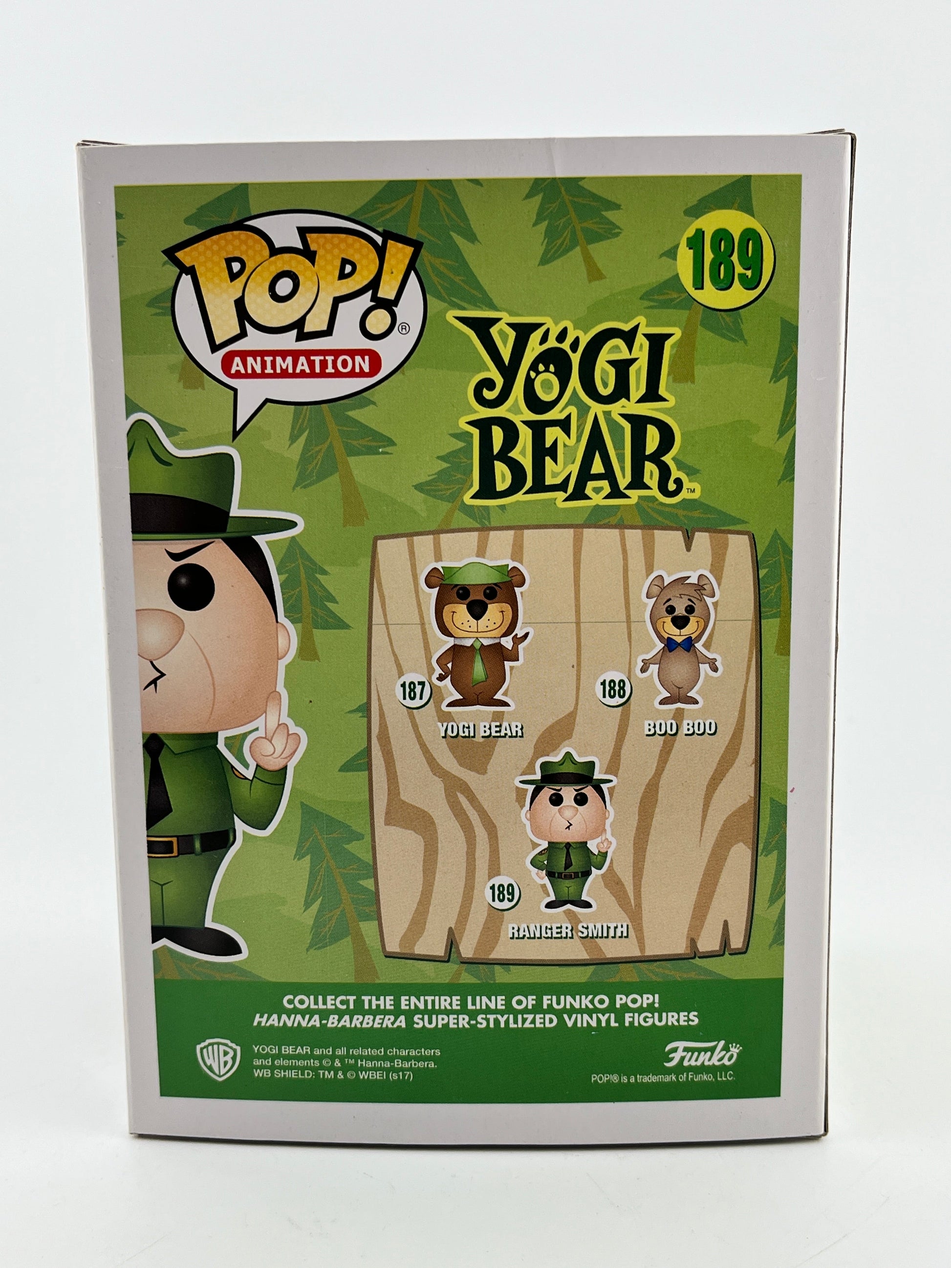 Funko POP! Animation Yogi Bear - Ranger Smith #189 - Funko 5000 Pieces FRENLY BRICKS - Open 7 Days