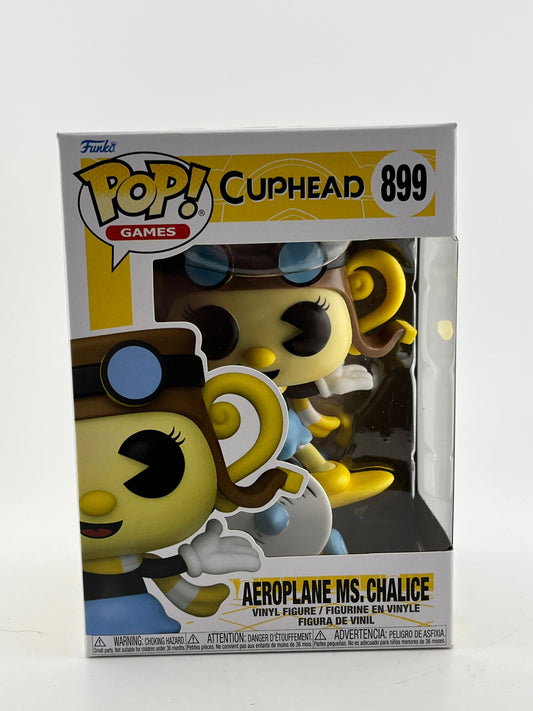 Funko POP! Games Cuphead - Aeroplane Ms. Chalice #899 - Vinyl Collectable FRENLY BRICKS - Open 7 Days