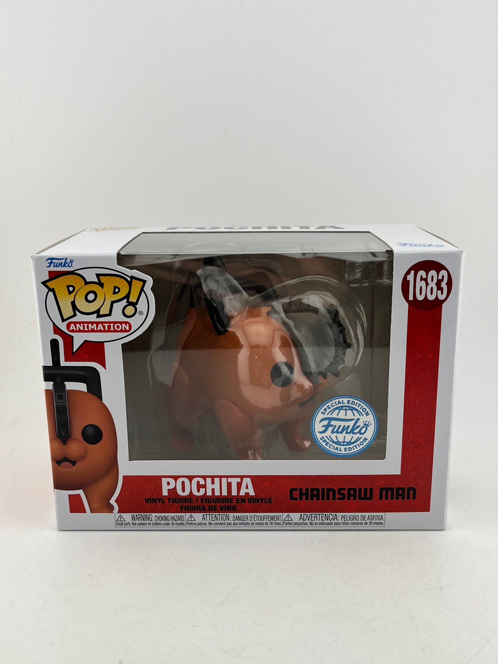 Funko POP! Animation Chainsaw Man - Pochita #1683 - Special Edition FRENLY BRICKS - Open 7 Days