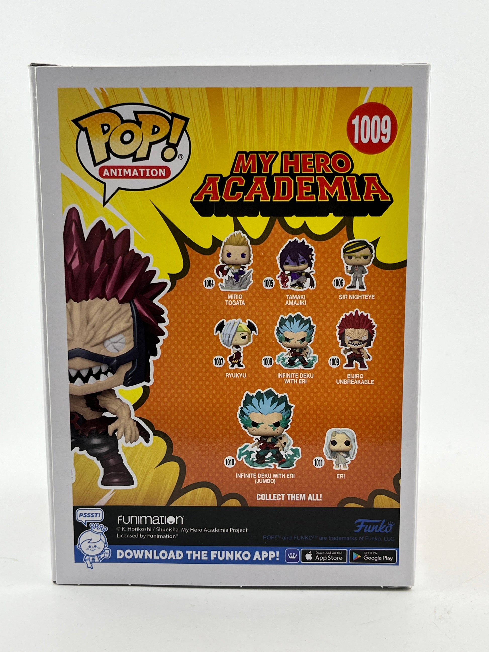 Funko POP! Animation My Hero Academia - Eijirro Unbreakable #1009 - Vinyl Collectable FRENLY BRICKS - Open 7 Days