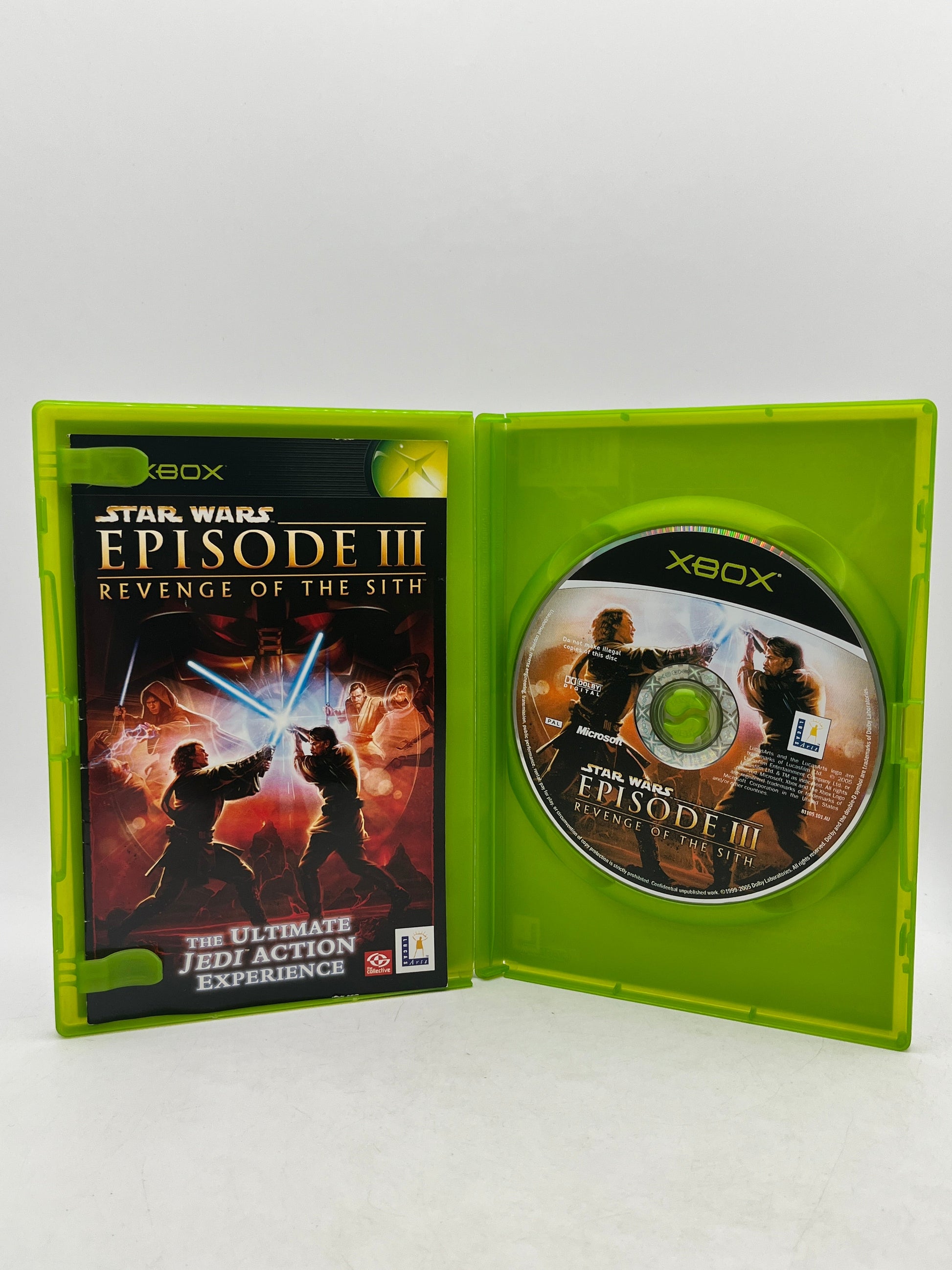 Star Wars: Episode III: Revenge of the Sith + Manual - Xbox - Untested FRENLY BRICKS - Open 7 Days