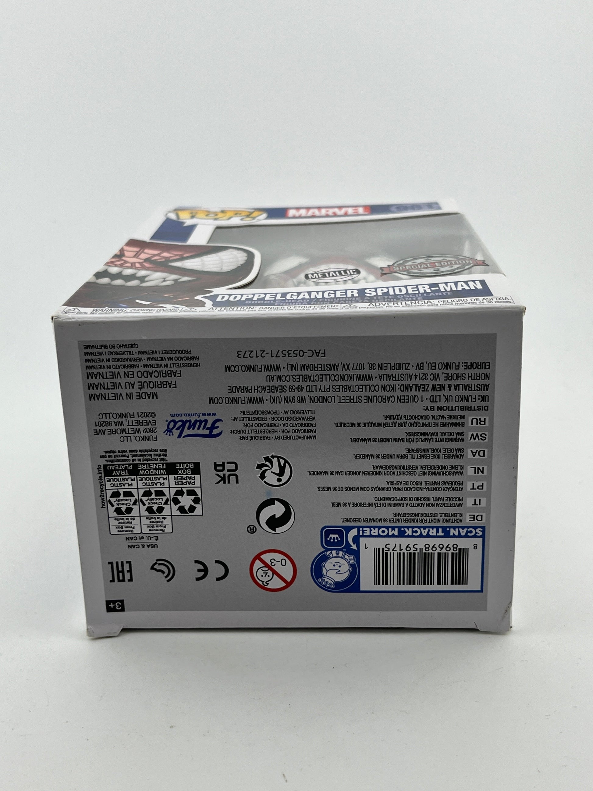 Funko POP! Marvel - Doppelganger Spider-Man #961 - Metallic Special Edition FRENLY BRICKS - Open 7 Days