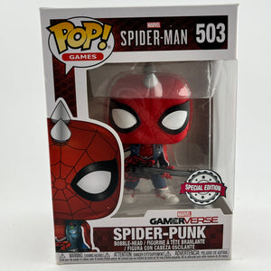 Funko POP! Games - Marvel Spider-Punk #503 - Special Edition FRENLY BRICKS - Open 7 Days