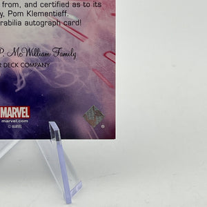 Upper Deck - Marvel Guardians of the Galaxy Volume 2 - Pom Klementieff #SMA3 Auto FRENLY BRICKS - Open 7 Days