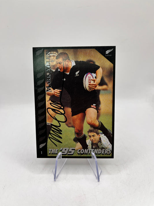 Mark “Bull” Allen - 1995 Dynamic Marketing NZ All Blacks Rugby Union Card #1 FRENLY BRICKS - Open 7 Days