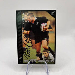 Mark “Bull” Allen - 1995 Dynamic Marketing NZ All Blacks Rugby Union Card #1 FRENLY BRICKS - Open 7 Days